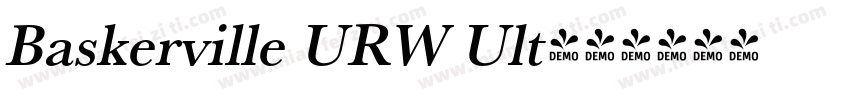 Baskerville URW Ult字体转换